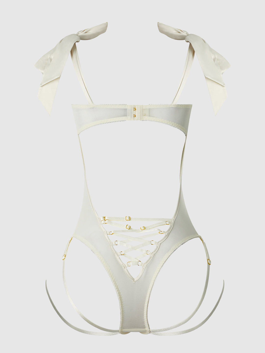 Rosalie Embroidered Lace Teddy from Love It Curvy