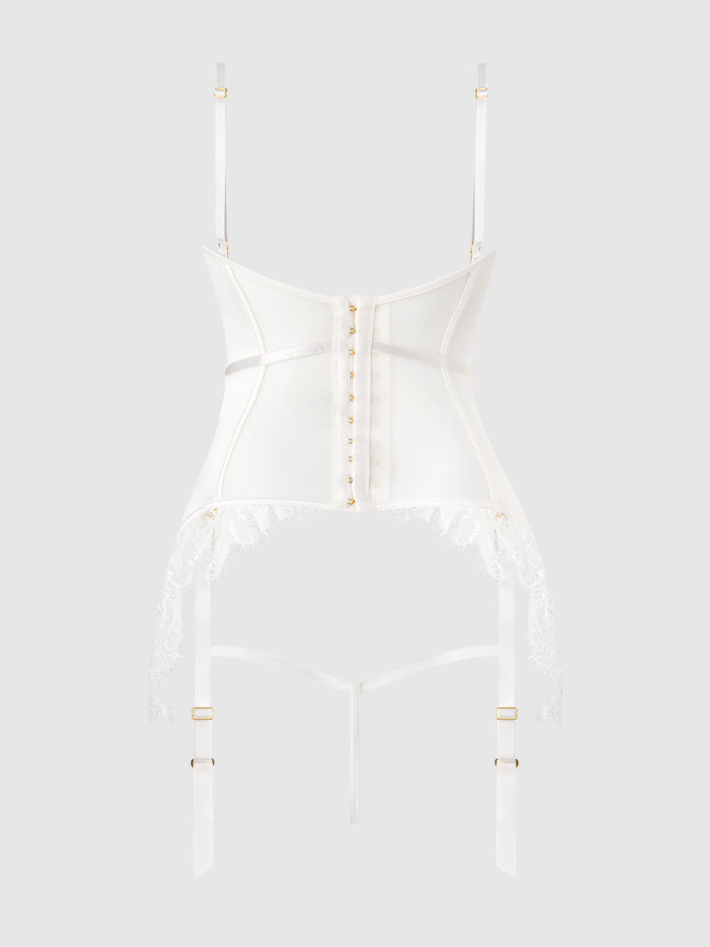 Bridal Satin & Lace Chemise Set from Love It Curvy