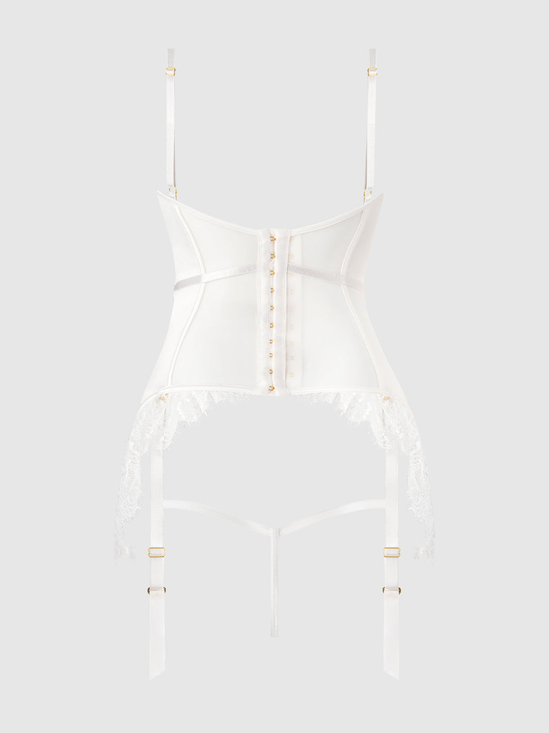 Bridal Satin &amp; Lace Chemise Set from Love It Curvy