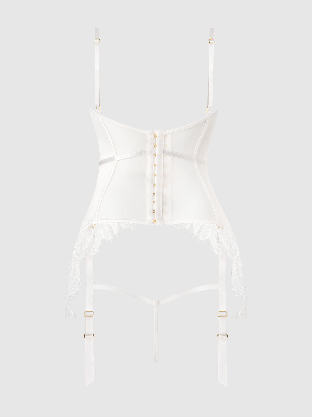 Bridal Satin & Lace Chemise Set from Love It Curvy