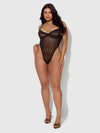 Raquel Mesh & Silky Micro Underwire Bodysuit from Love It Curvy