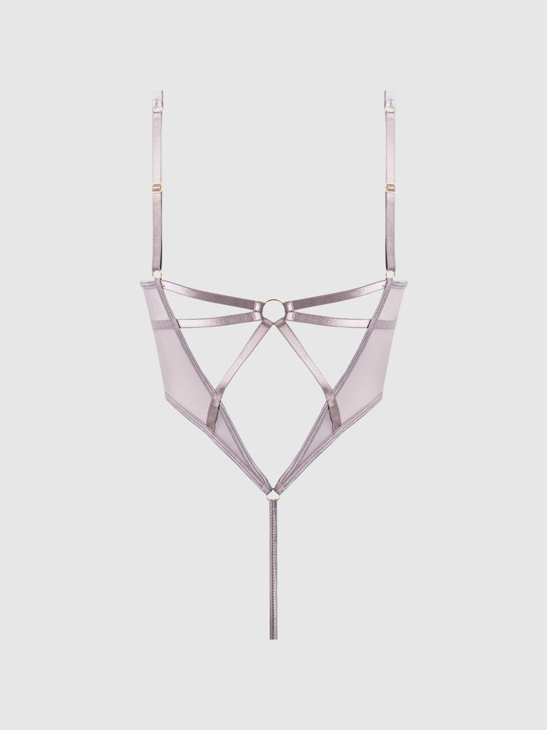 Raquel Mesh &amp; Silky Micro Underwire Bodysuit from Love It Curvy