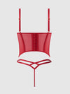 Ashley Alexiss Lace Bustier & G-String Set from Love It Curvy