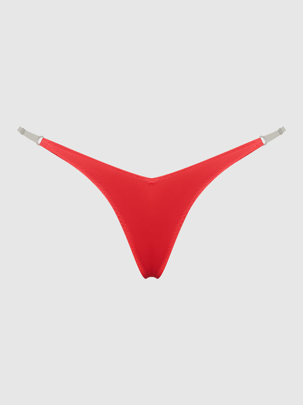 Krystal Clear Strap Thong from Love It Curvy