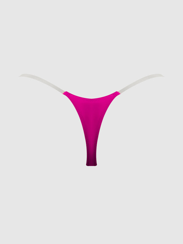 Krystal Clear Strap Thong from Love It Curvy
