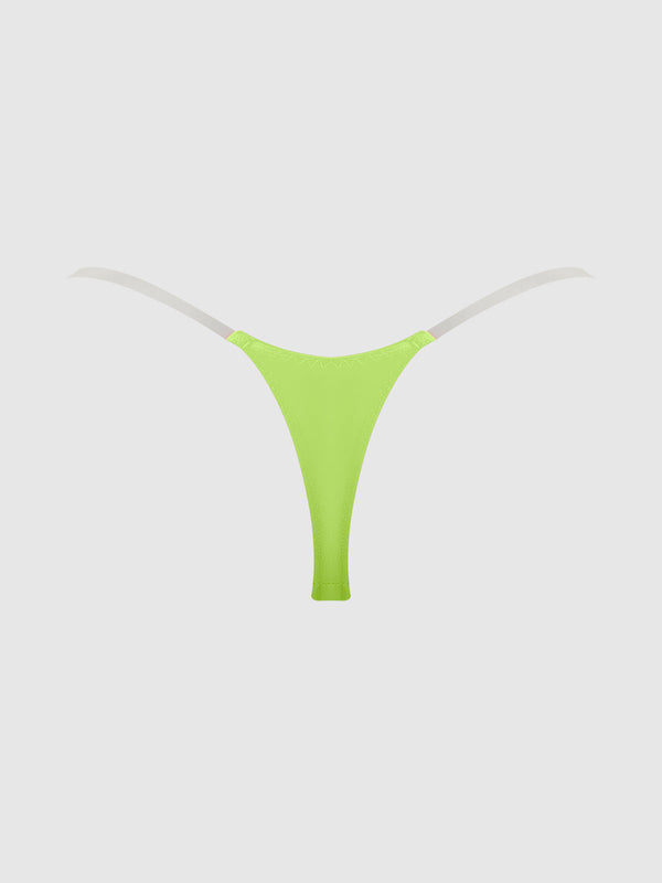 Krystal Clear Strap Thong from Love It Curvy