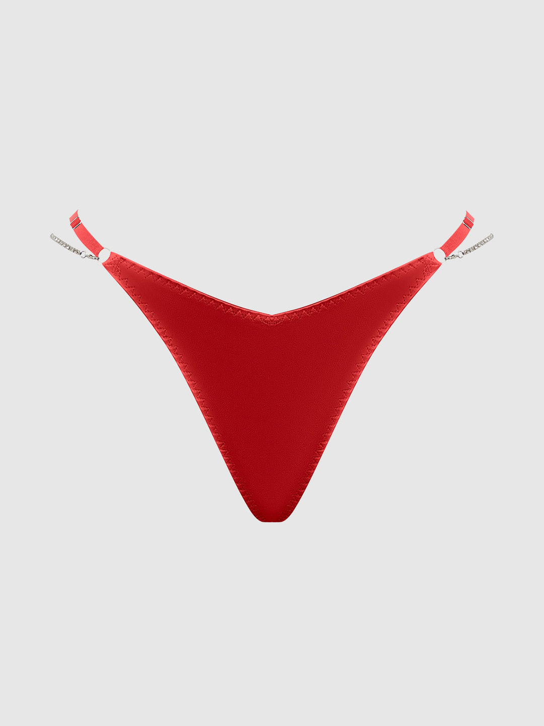 Krystal Rhinestone &amp; Side Slider Thong from Love It Curvy