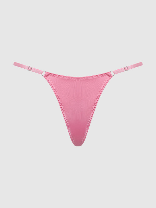 Krystal Rhinestone Net Back G-String from Love It Curvy