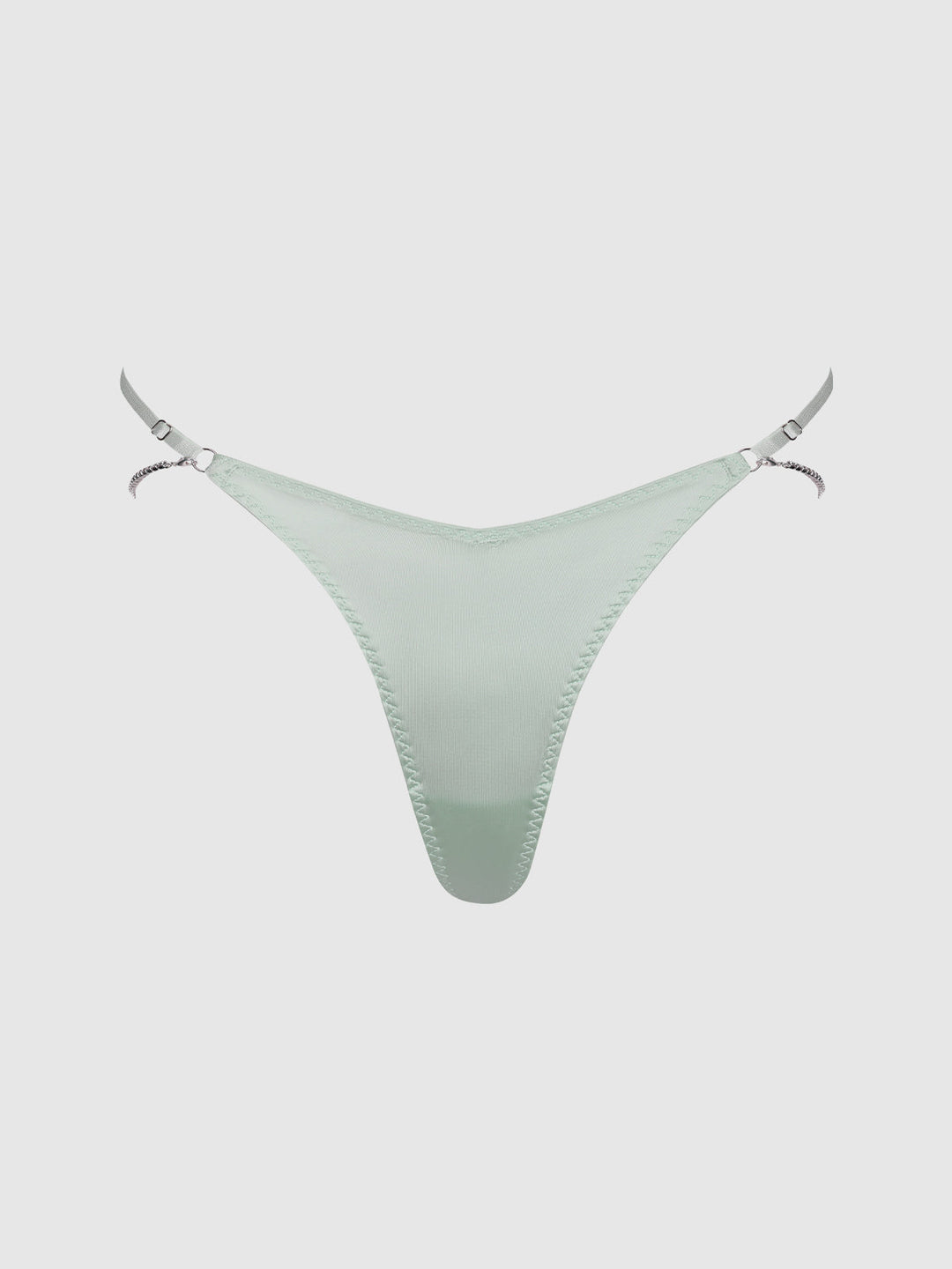 Krystal Rhinestone &amp; Side Slider Thong from Love It Curvy
