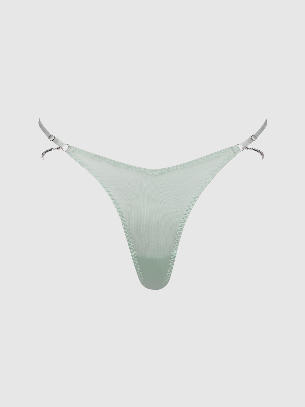 Krystal Rhinestone & Side Slider Thong from Love It Curvy