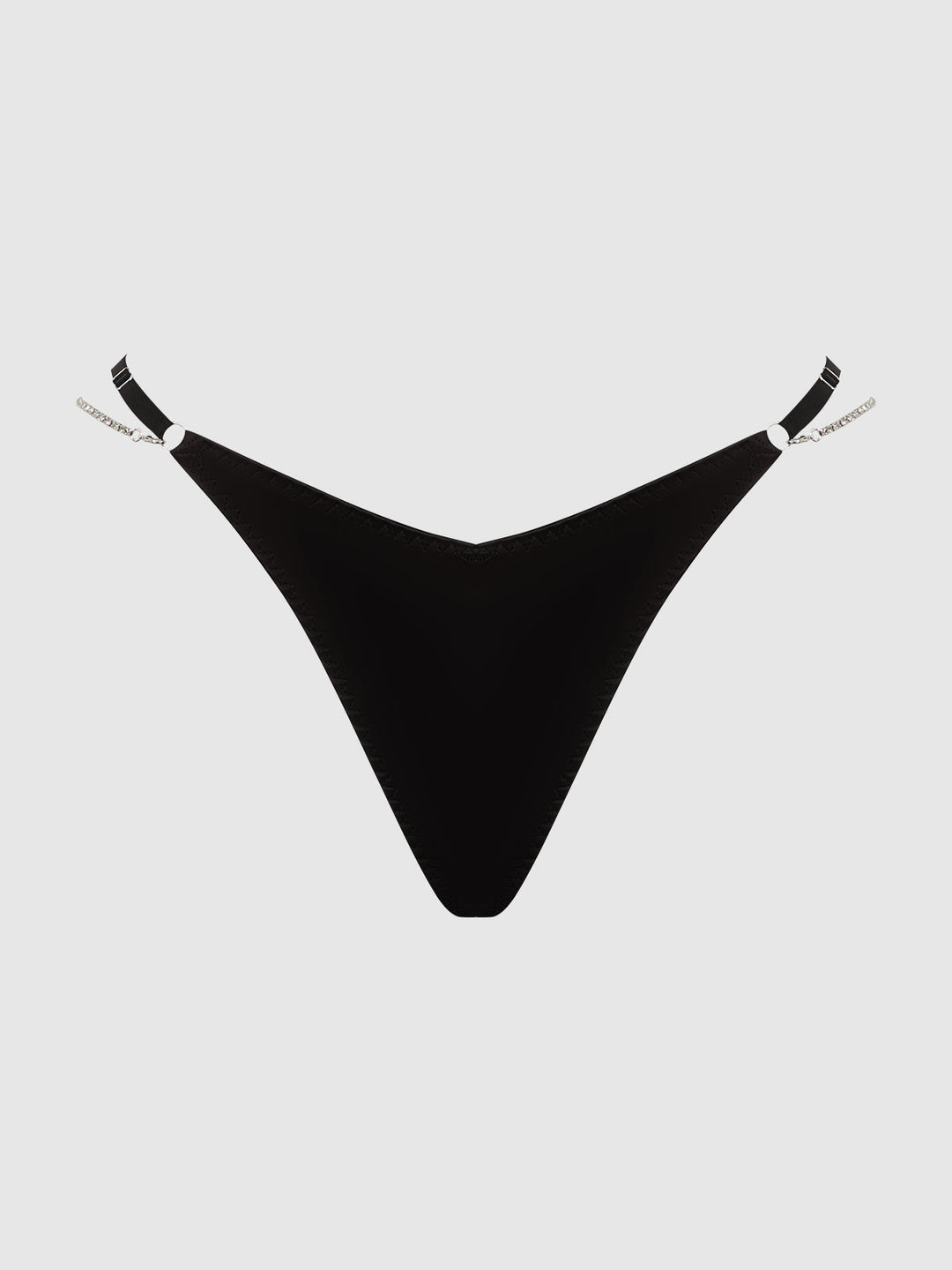Krystal Rhinestone &amp; Side Slider Thong from Love It Curvy