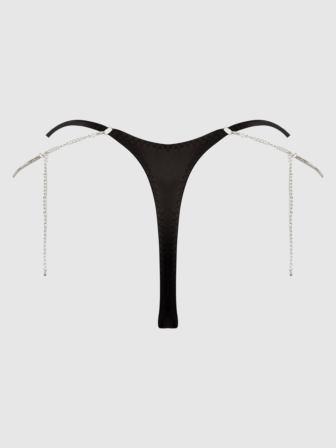 Krystal Rhinestone &amp; Side Slider Thong from Love It Curvy
