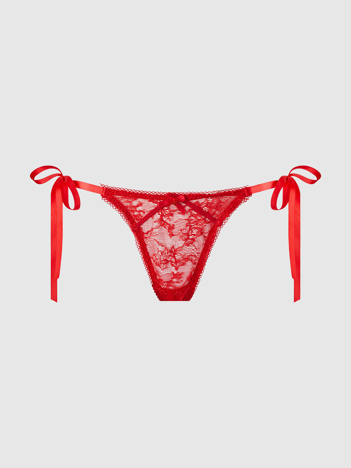 Victoria Lace Drop Off Tie Side G-String from Love It Curvy