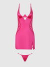 Issadora Oilslick & Lace Underwire Chemise Set from Love It Curvy