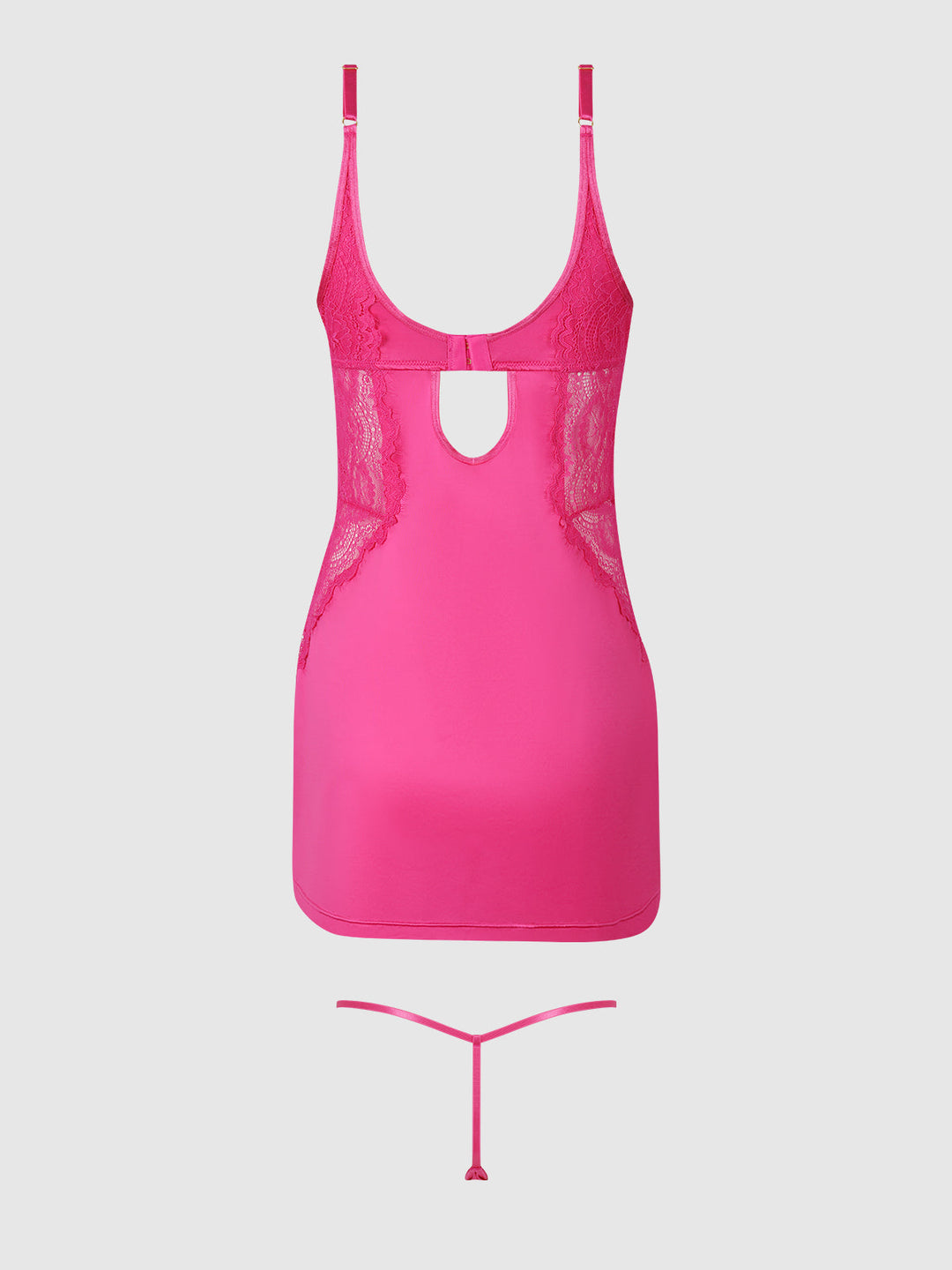 Issadora Oilslick &amp; Lace Underwire Chemise Set from Love It Curvy
