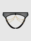 Eve Mesh & Chain Open Caged Back Hipster from Love It Curvy