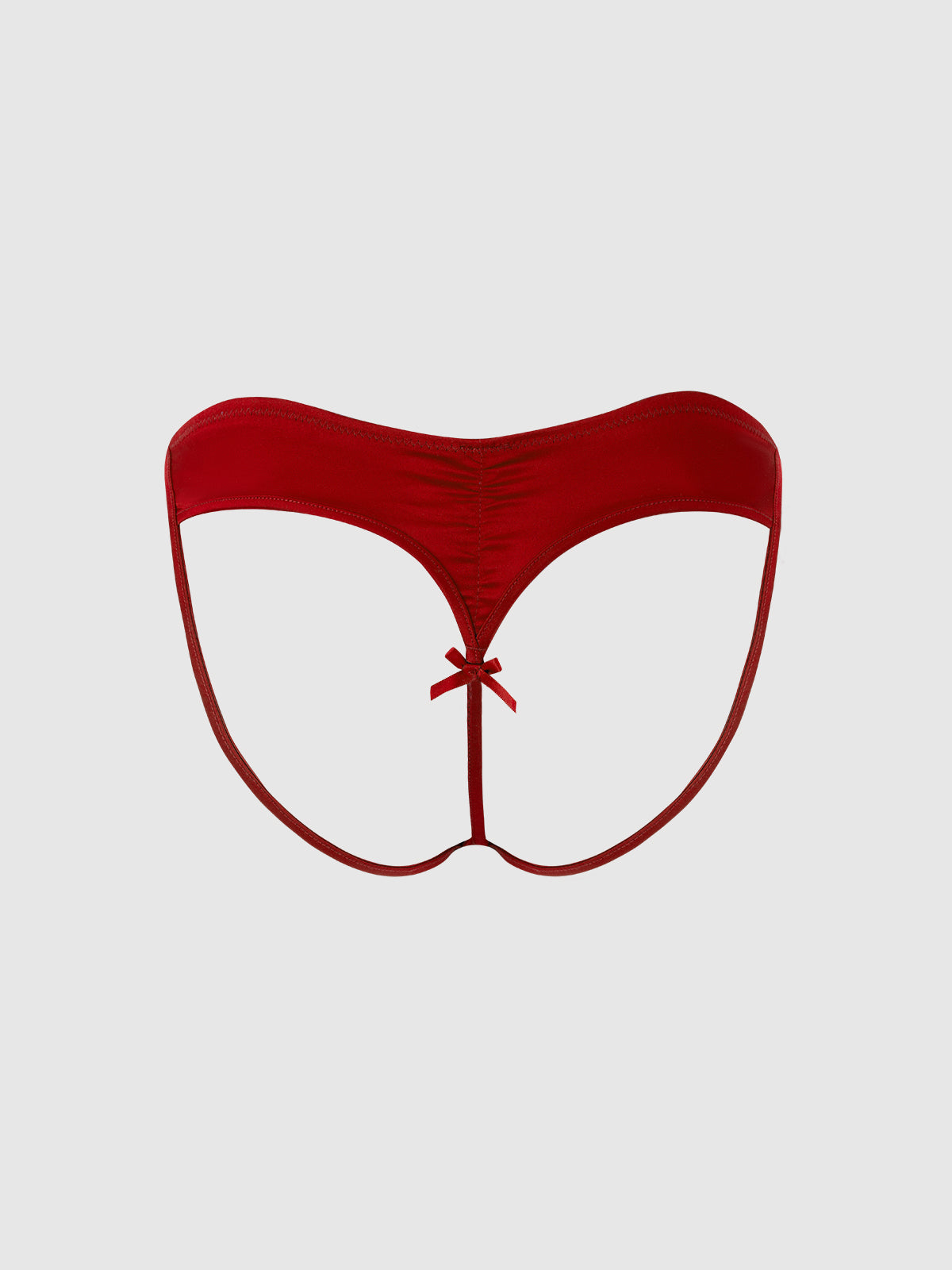 Brigeta Satin Open Back Hipster from Love It Curvy