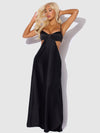 Brigeta Satin Mono Wire Long Gown from Love It Curvy