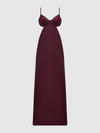 Brigeta Satin Mono Wire Long Gown from Love It Curvy