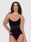 Juliet Satin Full Boning Scoop Neck Corset from Love It Curvy