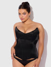 Juliet Satin Full Boning Scoop Neck Corset from Love It Curvy