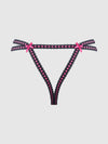 Harper Embroidered Mesh & Elastic Open Back Cheeky from Love It Curvy