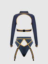 Flying High Pilot Bra Top, High-Waist Panty & Hat Set from Love It Curvy