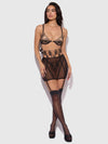 Delilah Embroidered Open Back Half Skirt from Love It Curvy