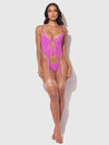 Reanna Lace & Chain Bustier & G-String Set from Love It Curvy
