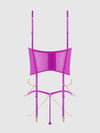 Reanna Lace & Chain Bustier & G-String Set from Love It Curvy