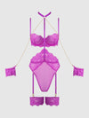 Reanna Lace & Chain Handcuff Teddy from Love It Curvy