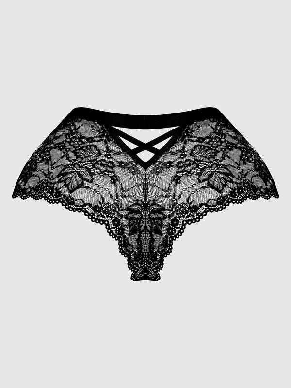 Bella Crisscross Back Lace Cheeky from Love It Curvy