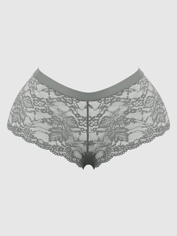 Bella Crisscross Back Lace Cheeky from Love It Curvy