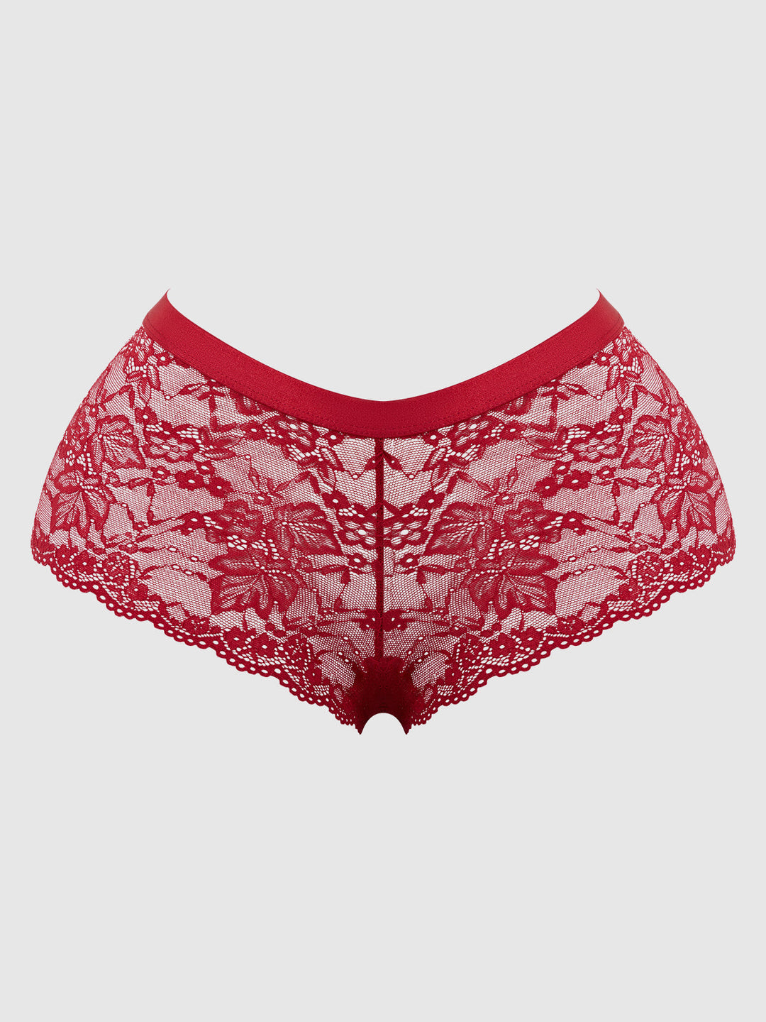 Bella Crisscross Back Lace Cheeky from Love It Curvy