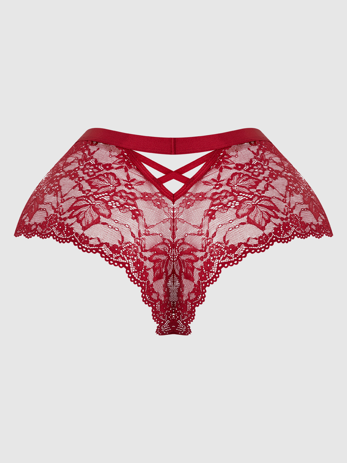 Styles: Bella Crisscross Back Lace Cheeky