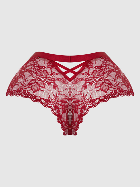 Love It Curvy Bella Crisscross Back Lace Cheeky