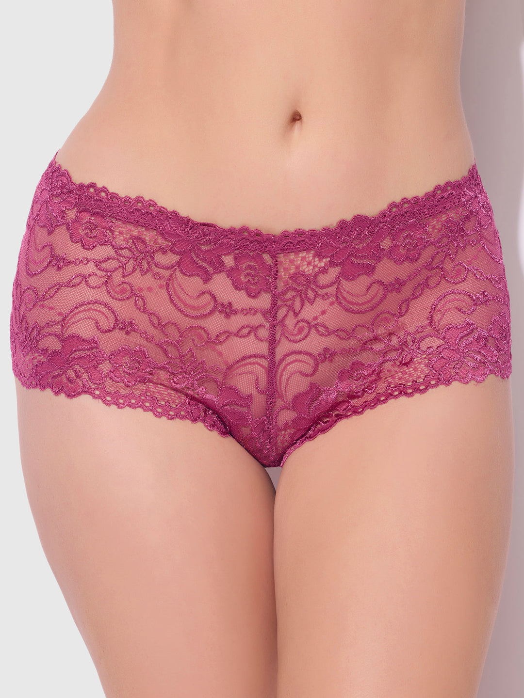 Caitlin Floral Lace Cheeky from Love It Curvy