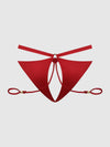 Iryna Silky Micro & Rope Crotchless & Hand Cuff Hipster, image 7