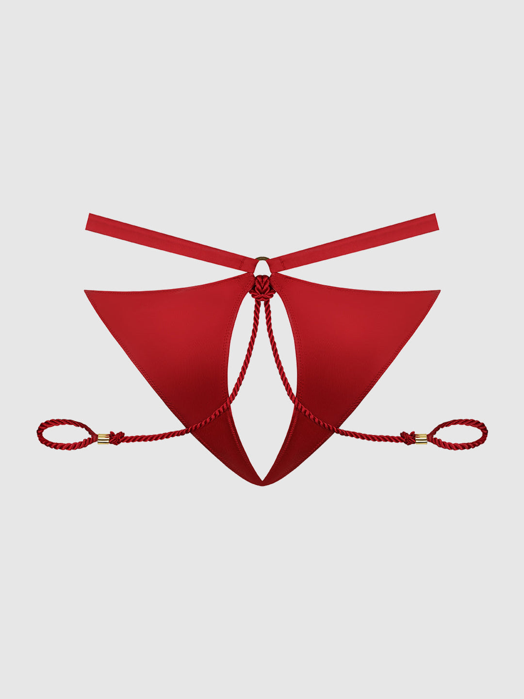 Iryna Silky Micro &amp; Rope Crotchless &amp; Hand Cuff Hipster, image 7