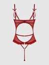 Angelina Lips Embroidery Cutout Teddy from Love It Curvy