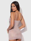 Presley Shine Mesh & Rhinestone Chemise & G-String Set from Love It Curvy