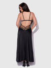 Ilena Embroidered Tulle Triangle Top Long Gown | Love It Curvy