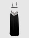 Ilena Embroidered Tulle Triangle Top Long Gown | Love It Curvy