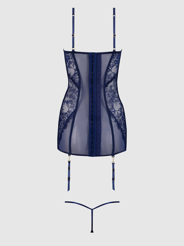 Liliana Lace & Mesh Chemise Set by House of Desire