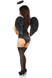 Lavish 3 PC Corseted Dark Angel Costume