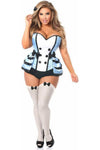 Lavish 4 PC Flirty Alice Corset Costume - Love it Curvy