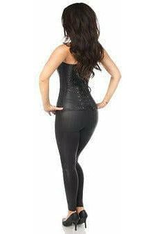 Lavish Black Brocade Corset - Love it Curvy