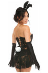 Lavish 4 PC Sexy Black Bunny Costume - Love it Curvy