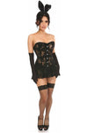 Lavish 4 PC Sexy Black Bunny Costume - Love it Curvy
