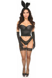 Lavish 4 PC Sexy Bustier Bunny Costume